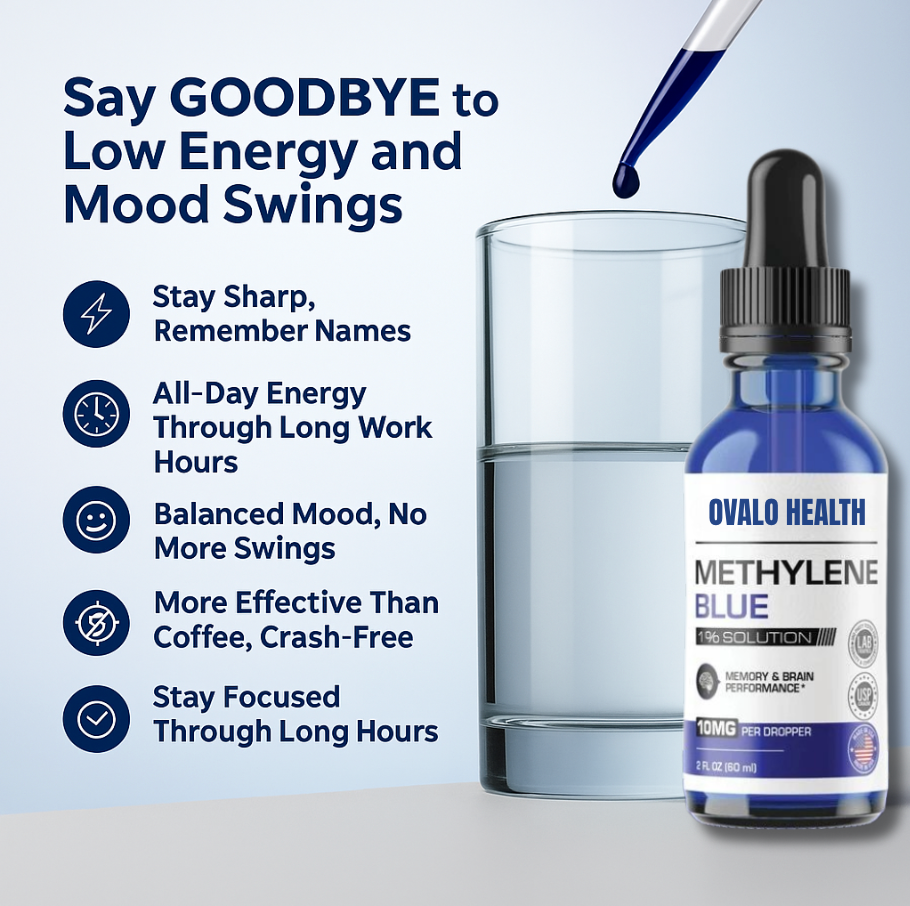 Methylene Blue Liquid Drops 1% | 60 ML (2.0 OZ)
