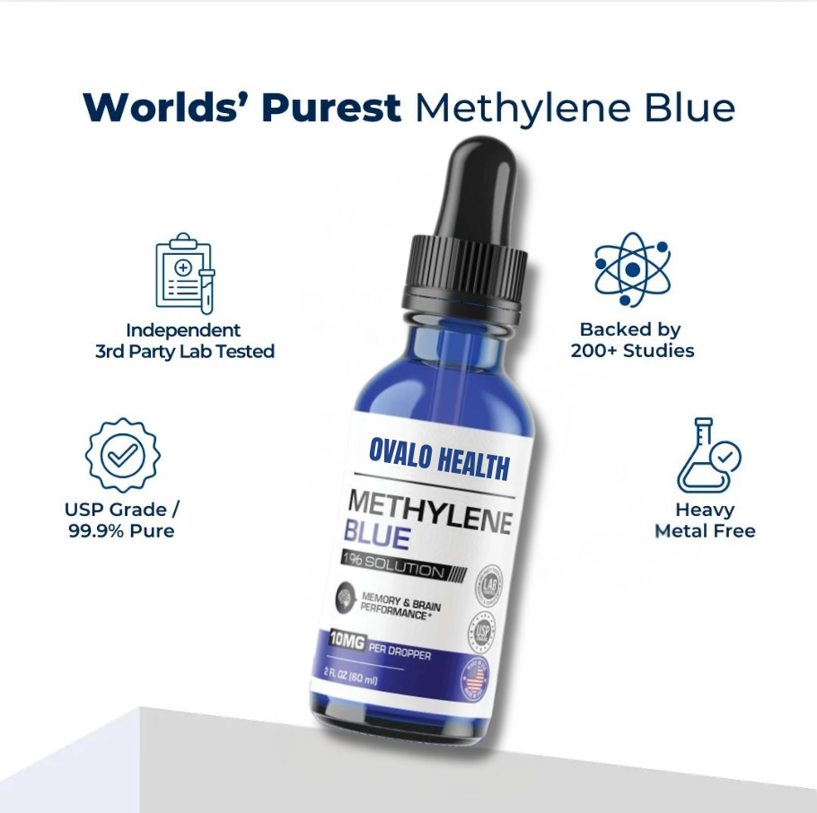 Methylene Blue Liquid Drops 1% | 60 ML (2.0 OZ)