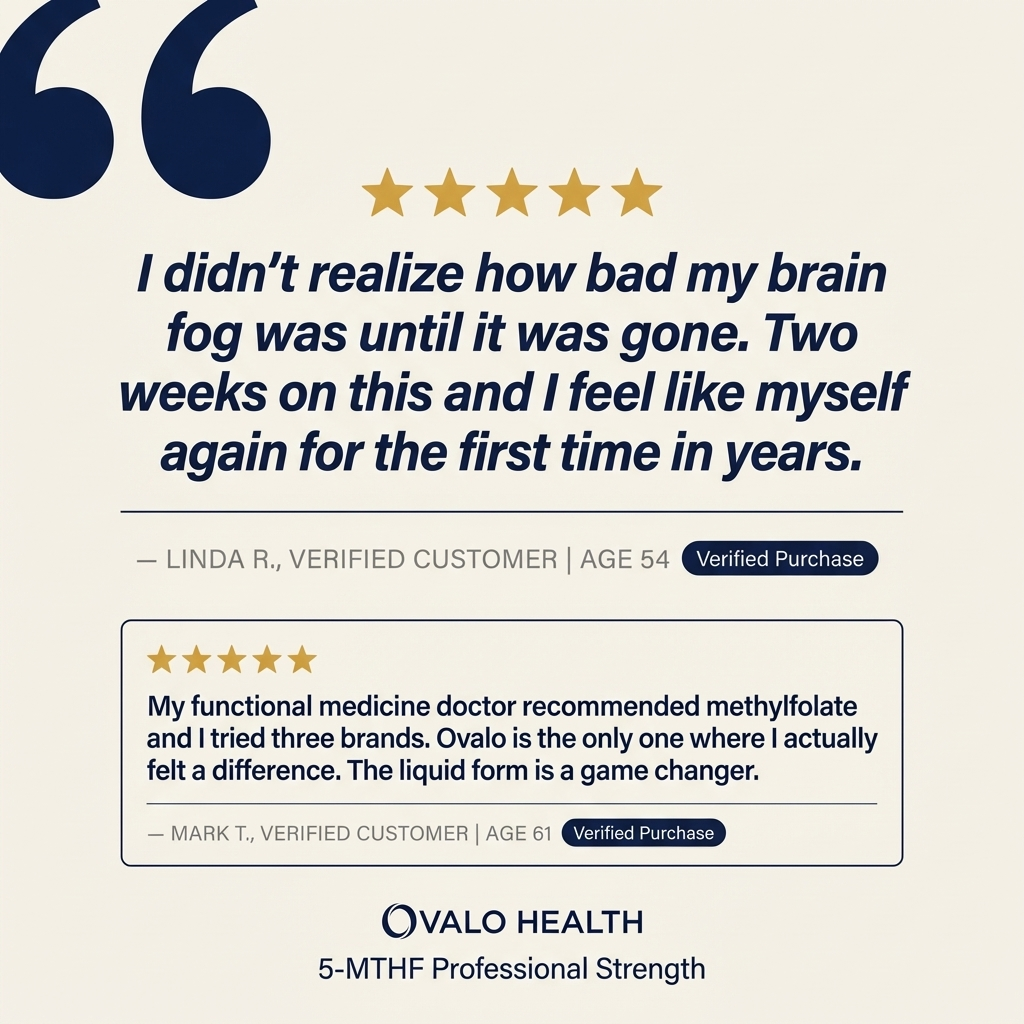 Ovalo Health Methyl Folate B12 VIP EXCLUSIVE