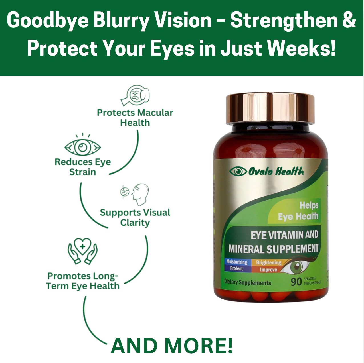 Ovalo Health Eye Vitamin & Mineral Supplement