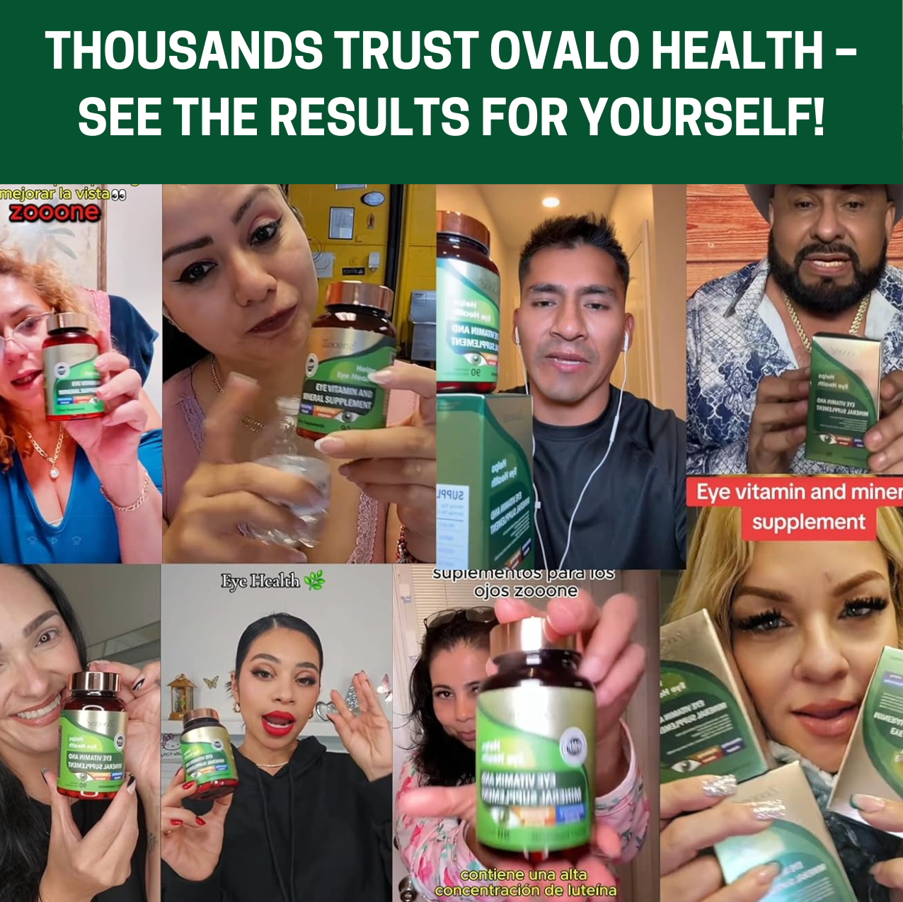 Ovalo Health Eye Vitamin & Mineral Supplement