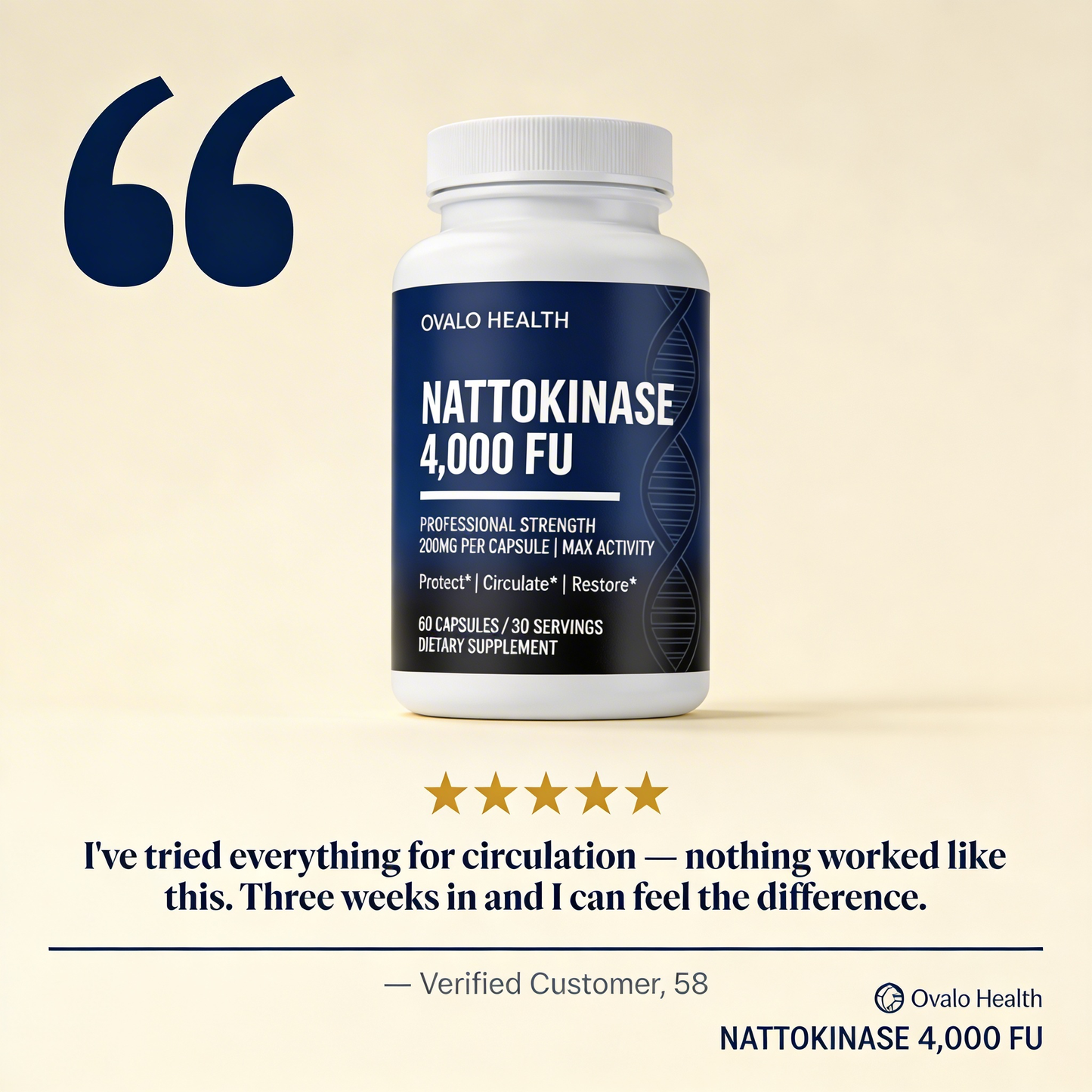 Ovalo health Nattokinase VIP EXCLUSIVE