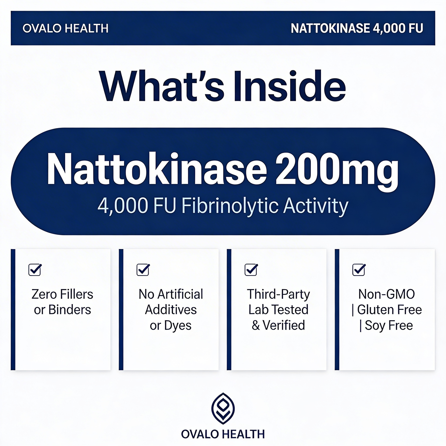 Ovalo health Nattokinase VIP EXCLUSIVE