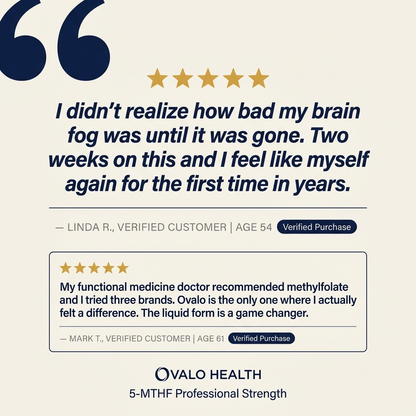 Ovalo Health Methyl Folate B12 VIP EXCLUSIVE